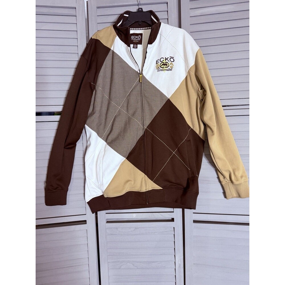 Vintage Echo Unlimited 1972 Full Zip Jacket Size XL